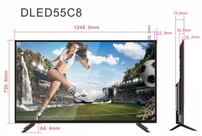 Телевизоры Full HD с Wi-Fi Светодиодные телевизоры из Китая Светодиодные телевизоры 4K Smart TV 32, 43, 50, 55, 65, 75, 82 дюйма с HD FHD UHD LED TV